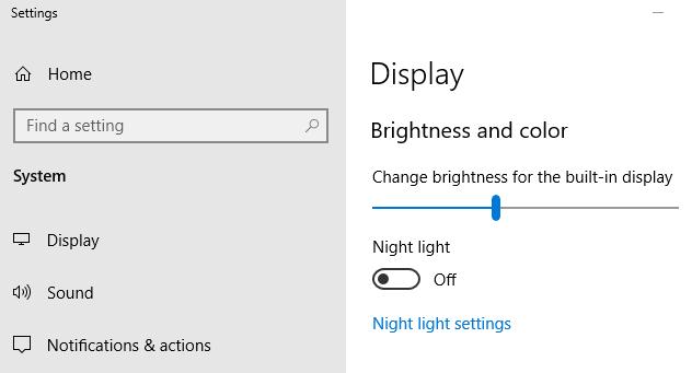 Adjust Brightness Level Slider to Change The Brightness Level Adjust Brightness Level" Slider to change the brightness level