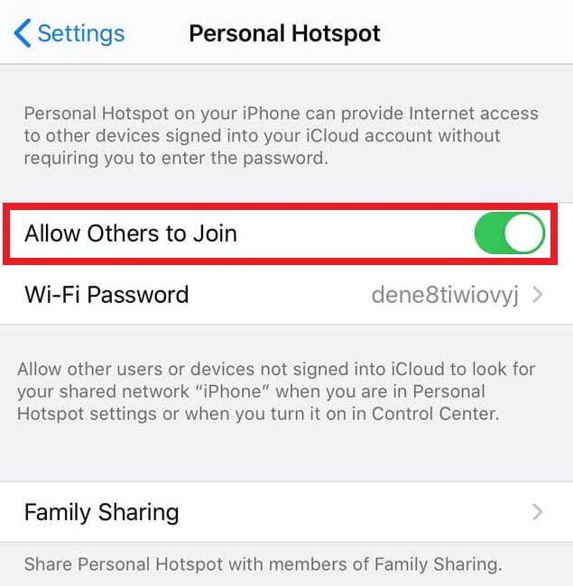Allow Others to Join Allow Others to Join