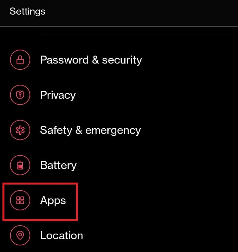 Apps or Apps and Features Apps or Apps and Features