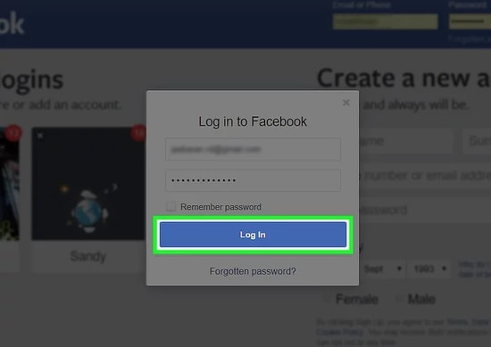 Click On The Log-In Option Click On The Log-In Option