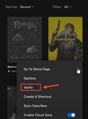 Click on Verify Click on Verify