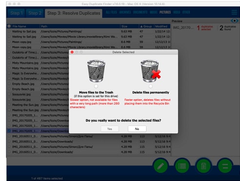 Easily Remove Duplicate File By Clicking On The Trash Option Easily Remove Duplicate File By Clicking On The Trash Option