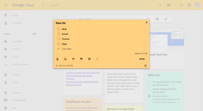 Google Keep Google Keep