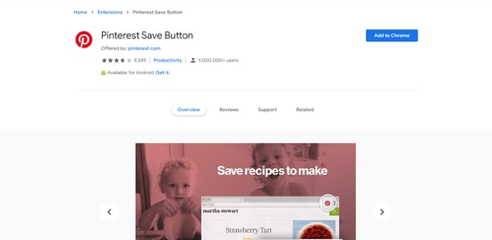 Pinterest Pinterest Chrome extension