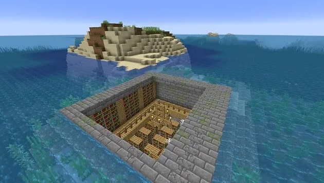Stronghold Library in the Ocean Stronghold Library in the Ocean