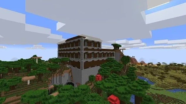 Tall Woodland Mansion at Spawn Tall Woodland Mansion at Spawn