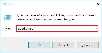 Type gpedit.msc in Run Utility type gpedit.msc in run utility