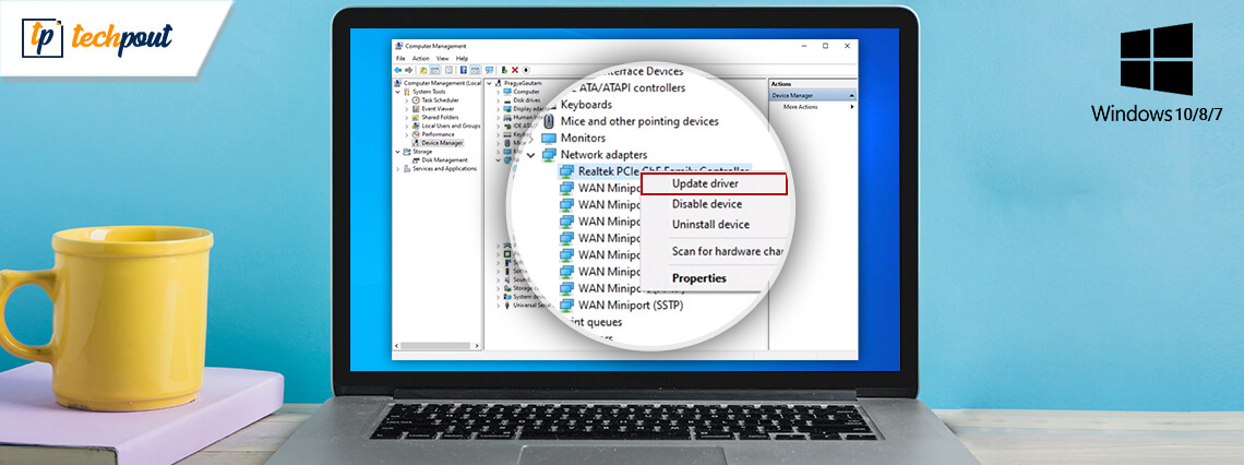 Update Network Adapter Driver on Windows 10, 8, 7 | Step by Step Update Network Adapter Driver on Windows 10, 8, 7 | Step by Step