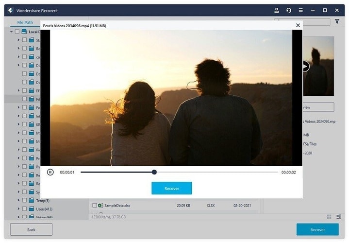 Video Preview with Recoverit Software video preview with recoverit software