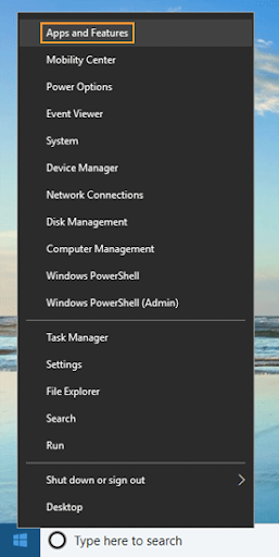 Apps and Features Apps and Features