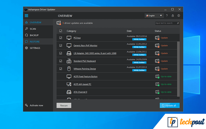Ashampoo Driver Updater Ashampoo Driver Updater - Driver Updater program