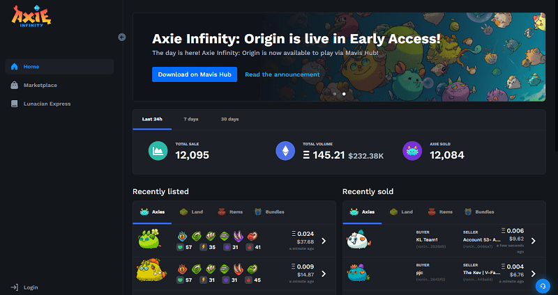 Axie Marketplace- The Best App To Buy NFTs Axie Marketplace- The Best App To Buy NFTs