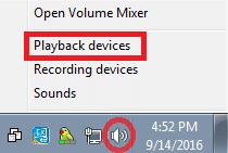 Choose Playback Devices Choose Playback Devices