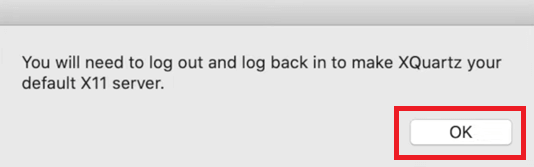 default X11 server default X11 server