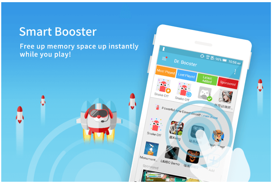 Dr. Booster - Boost Game Speed Dr. Booster - Best Game Booster App