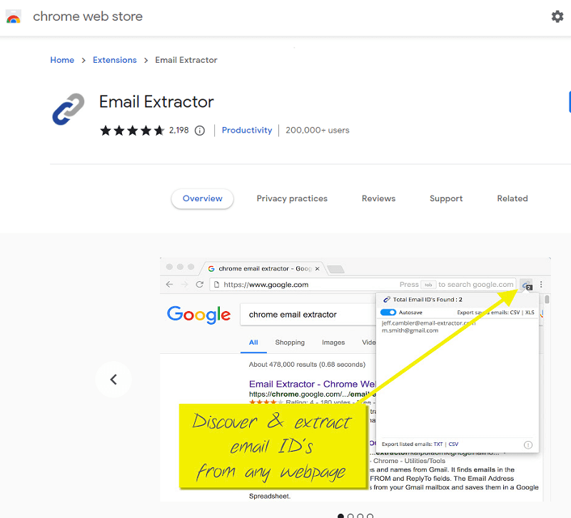 Email Extractor Email Extractor