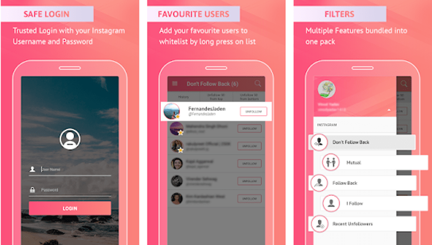 Followers and Unfollowers Followers and Unfollowers