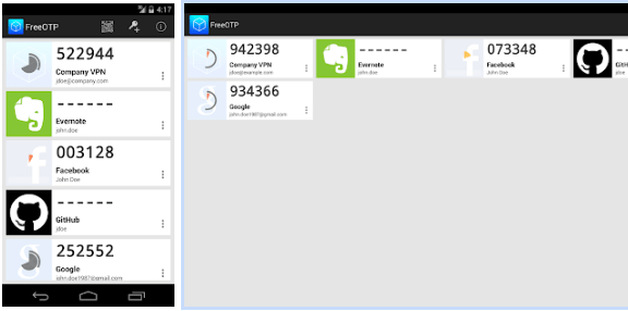 Free OTP Authenticator Free OTP Authenticator