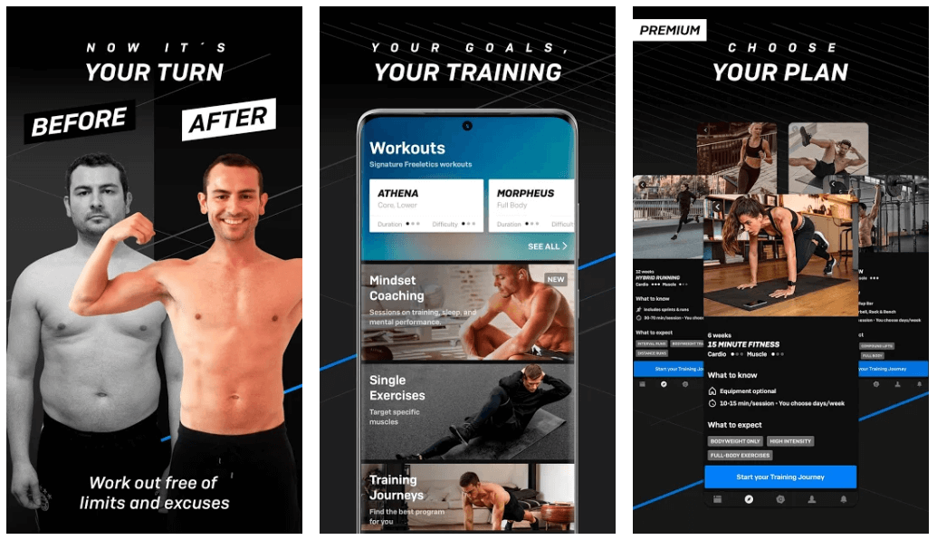 Freeletics - Workout & Fitness Body Weight App Freeletics - Workout & Fitness Body Weight App