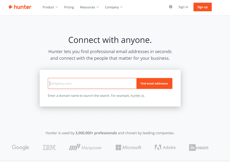 Hunter.io Hunter.io