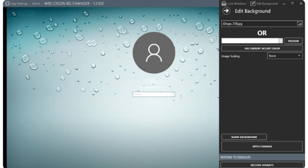 Login Screen Background Changer Login Screen Background Changer