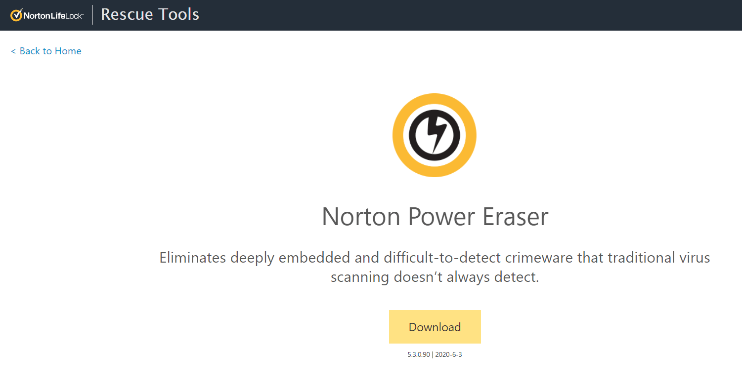 Norton Power Eraser Norton Power Eraser - Best Windows Adware Remover