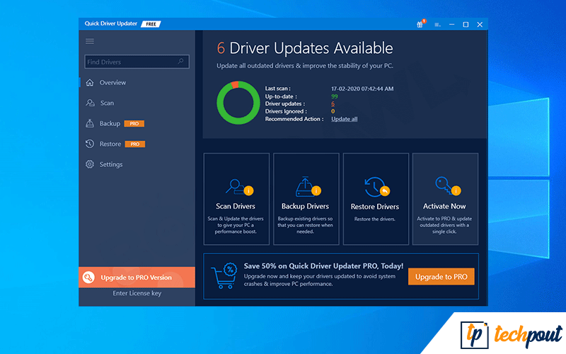 Quick Driver Updater Quick Driver Updater Software