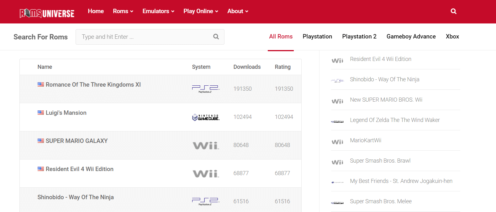 RomsUniverse RomsUniverse