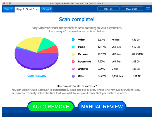 Start Scan in Easy Mode of Easy Duplicate Finder Start Scan in Easy Mode of Easy Duplicate Finder