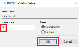 Set the value Set the value