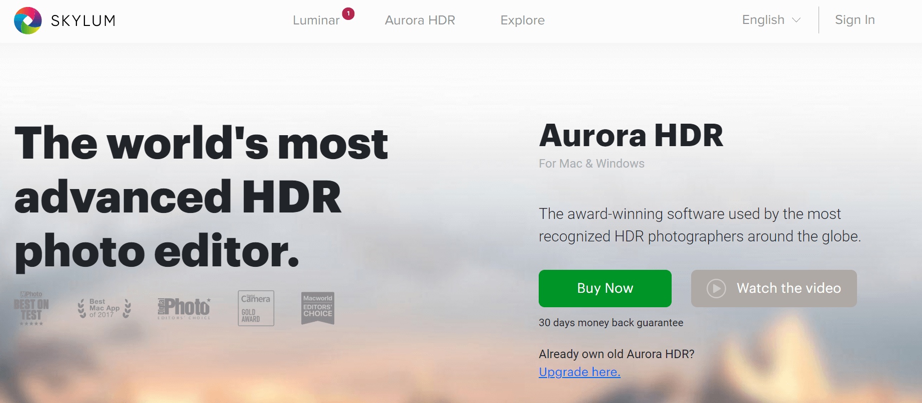 Aurora HDR - Photo Editing Software For Windows