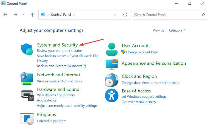 System and Security in Windows 11 System and Security in Windows 11