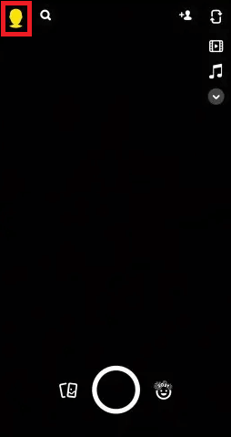 Tap the icon of your Bitmoji Tap the icon of your Bitmoji