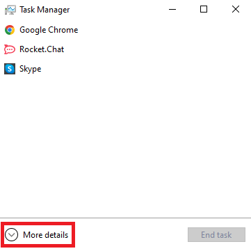 Task Manager - More Details Task Manager - More Details