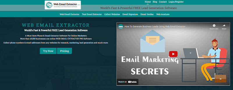 Web Email Extractor Web Email Extractor