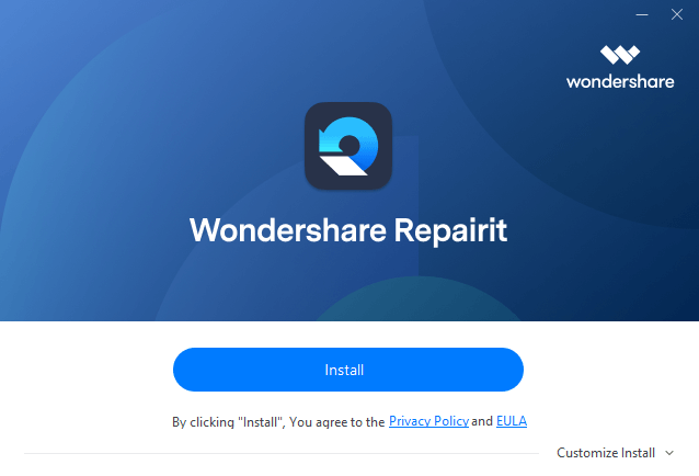 Wondershare Repairit Install Wondershare Repairit Install