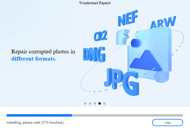 Wondershare Repairit Installation process Wondershare Repairit Installation process