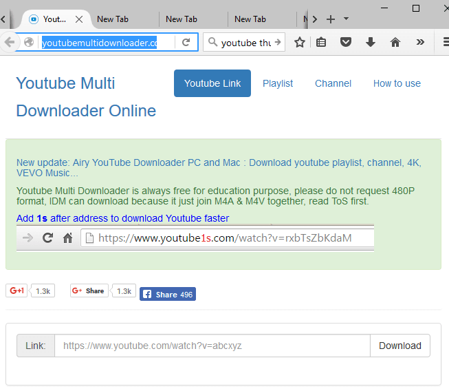 Open YouTube Multi Downloader and Select the Playlist Downloader open YouTube Multi Downloader and select the ‘playlist downloader